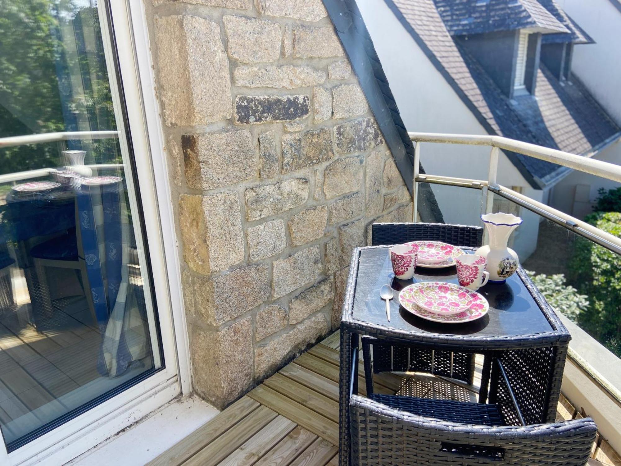 Gaelle - Studio Balcon, Proche Ty Bihan - Ud68 カルナック 部屋 写真