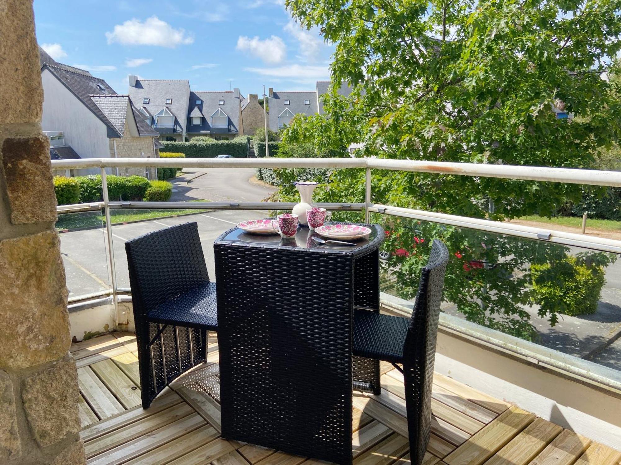 Gaelle - Studio Balcon, Proche Ty Bihan - Ud68 カルナック 部屋 写真